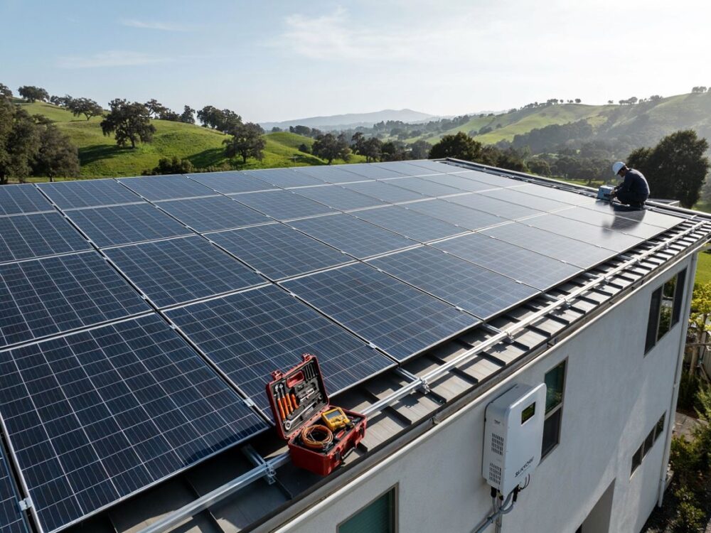 wartości uzysków energii PV